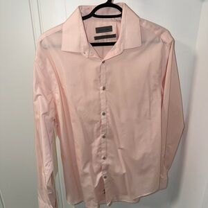 Calvin Klein Men's Light Pink Dress Shirt